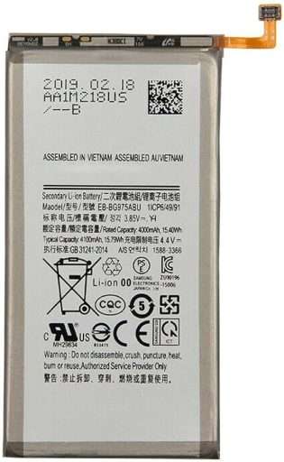 51VTq527ruS._AC_UF894,1000_QL80_ Original battery for samsung s10 eb-bg973abu - Image 1