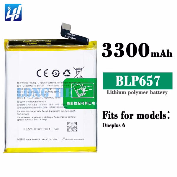 Original BATTERY FOR ONEPLUS 6 (BLP657) - Image 1
