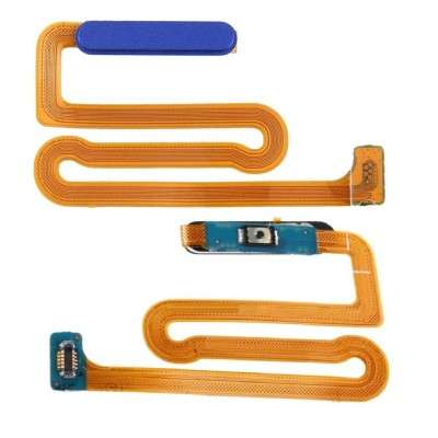 Original Fingerprint Sensor with Flex Cable for Samsung Galaxy M12- Blue - Image 1