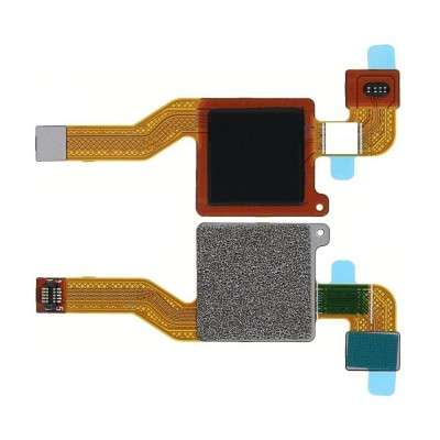 Original Fingerprint Sensor with Flex Cable for Xiaomi Redmi Note 5 Pro- Black - Image 1